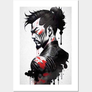 Japan Ink Style Yakuza Posters and Art